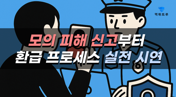 모의피해신고부터 환급프로세스 실전 시연