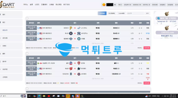 다트카지노(DARTCASINO) 먹튀 증거 내역 4