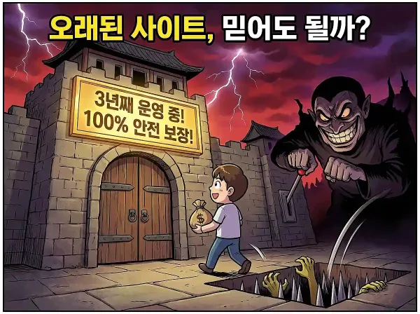 오래된 사이트는 항상 무조건 안전한가요?