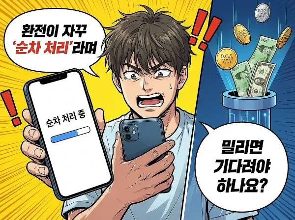 환전 지연 및 순차 처리 핑계 먹튀 Q&amp;A