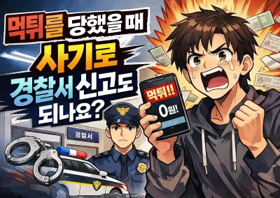 Q : 먹튀를 당했을 때 사기로 경찰서 신고도 되나요?