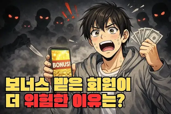 보너스 수령과 먹튀 위험성 Q&amp;A