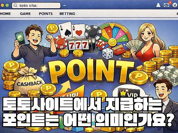 토토사이트에서 지급하는 포인트는 어떤 의미인가요?