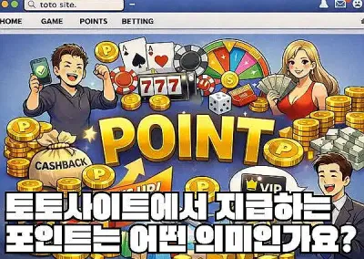 Q : 토토사이트에서 지급하는 포인트는 어떤 의미인가요?