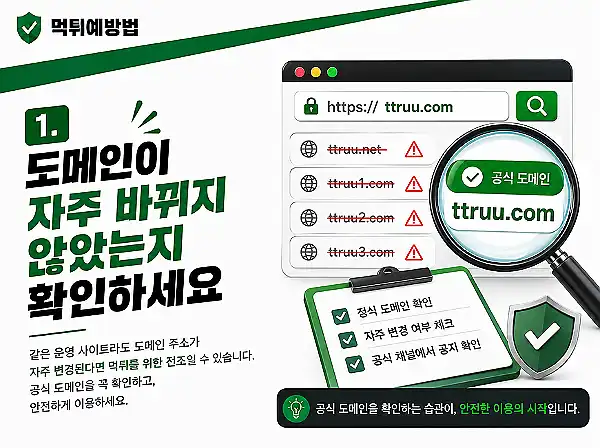 도메인 변경 이력 확인 도메인 변경 이력 확인