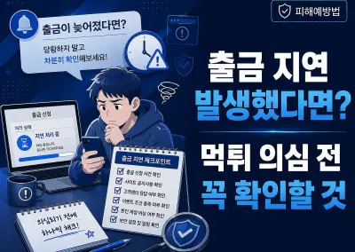 출금 지연 발생했다면? 먹튀 의심 전 꼭 확인할 것