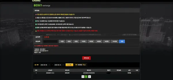 CC카지노 먹튀 증거 내역 1