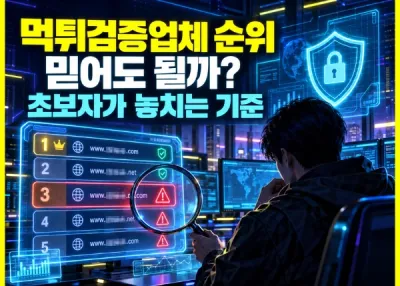 Q : 먹튀검증업체 순위 믿어도 될까요?