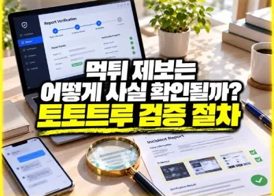 먹튀 제보는 어떻게 사실 확인될까? 토토트루 검증 절차