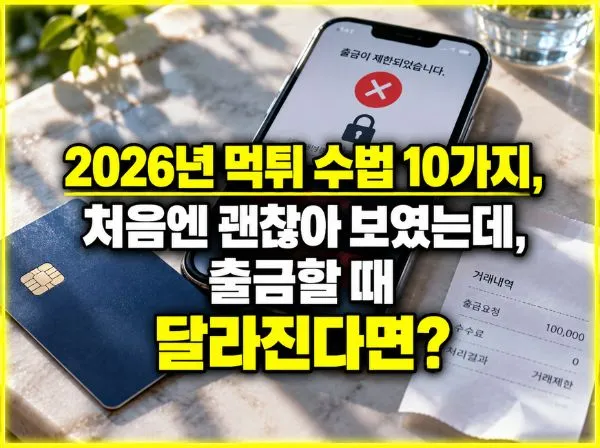 먹튀 사이트 반복 패턴 10가지 대표 이미지